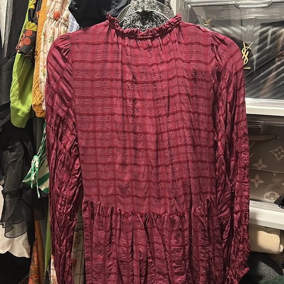 Free people edie Burgundy Maxi Dress - Picture 5 of 5